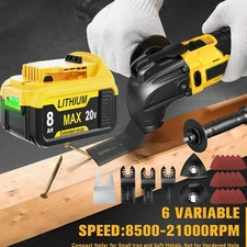 Cordless Oscillating Multi Saw Tool For Dewalt 20V Max Battery DCB208 DCB206-2