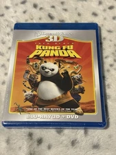 Kung Fu Panda 3D (Blu-ray 3D + DVD) Dreamworks RARE | NEW
