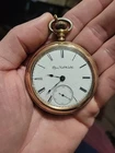 Working 11 Jewel Antique Gold Filled Elgin National Wach Co Pocket Watch