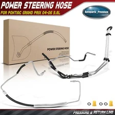 2x Power Steering Pressure & Return Line Hose for Pontiac Grand Prix 04-06 3.8L