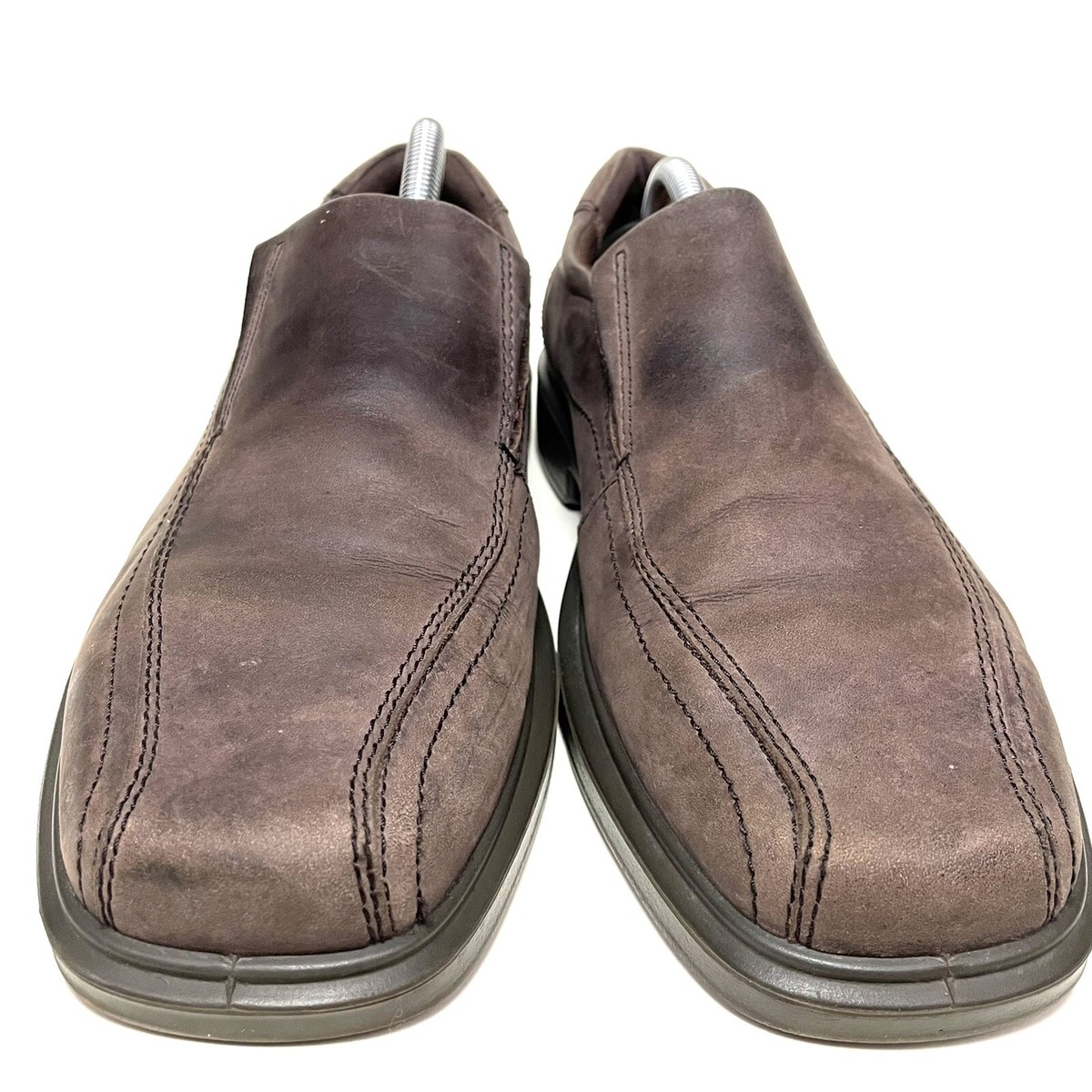 ECCO Helsinki Bicycle Toe Slip-On Loafers Dress Casual Shoes 