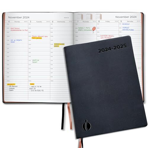 Academic Planner 2024-2025 - Rose Gold Edition, Weekly Planner 2024 - 8.5 x 11