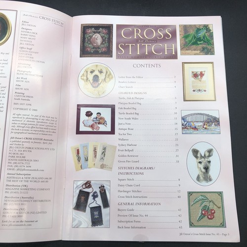 Jill Oxton's Simply the Best Cross Stitch & Beading Magazine Issue 43 2000 - Picture 2 of 23