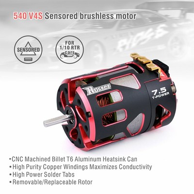 Rocket 540 V4S Brushless Motor 3.5/9.5/25.5T for 1/10 RC Car