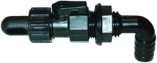 T-H Marine Aerator Spray Head/Wash Down Fitting, Black AHVWD90DP