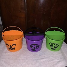 2022 McDONALD'S Halloween Bucket Pail Classic Boo Buckets HAPPY MEAL TOYS or Set