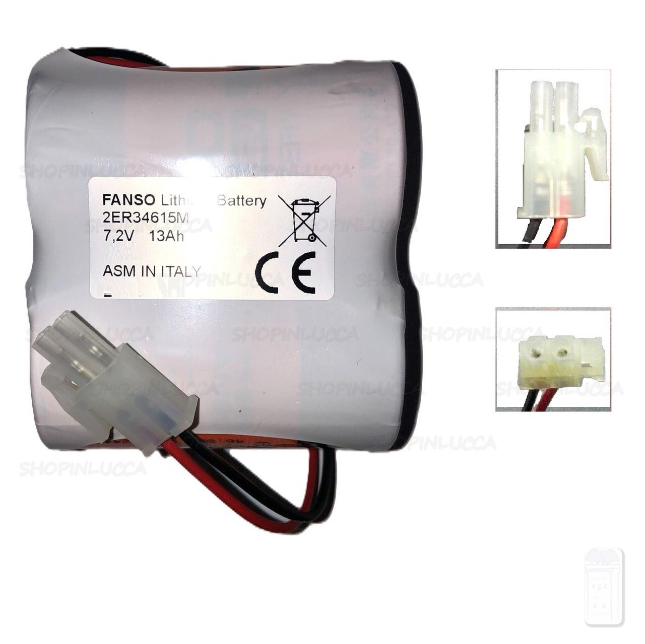 Batteria ELMO 2ER34615M Fanso per Sirene GAIA e HYDRA - Ricambio Professionale