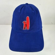 Johnnie-O Hat Surf Logo Adjustable Cap Blue Baseball Hat