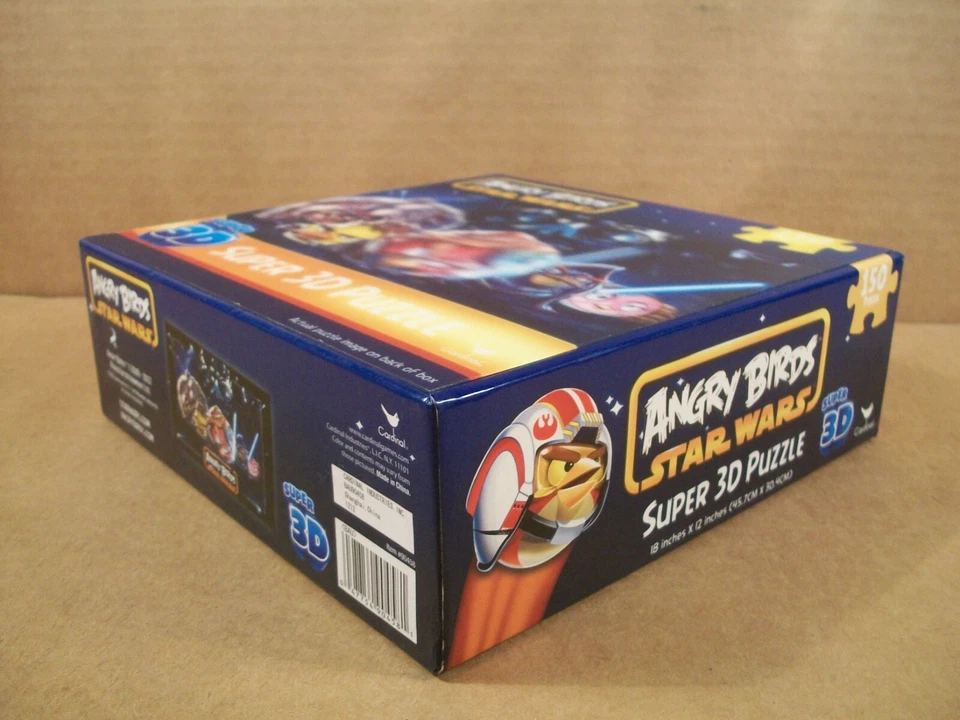 Angry Birds ~ Star Wars ~ Super Rompecabezas 3D ~ 150 piezas (Cardinal) ~ Sellado Foto 2 de 4