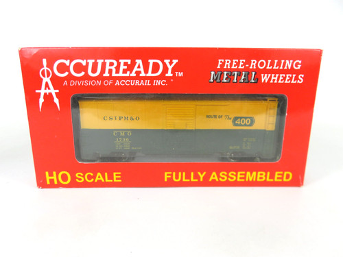 Accurail 80071 HO Escala 40' Acero AAR Boxcar CStPM&O Ruta del "400" Nuevo de Lote Antiguo | Zustand: Used