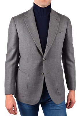 STILE LATINO handmade blazer US 40 EU 50 wool gray Vincenzo