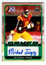 2021 Leaf Pro Set Power Emerald #BAMT2 Michael Trigg /50