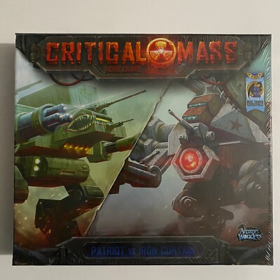 Critical Mass Card Game Factory SEALED Box Patrit vs Iron Curtain Arcane Wonders