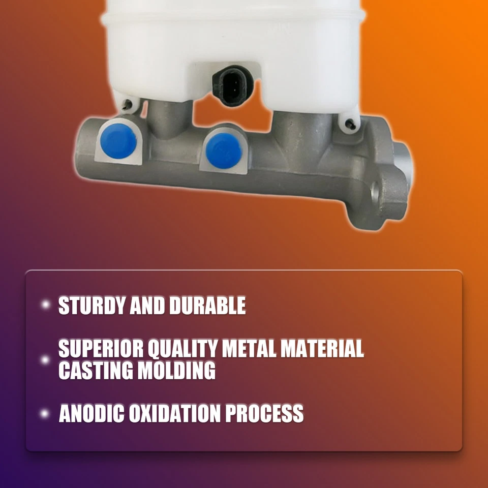 Cilindro mestre de freio com reservatório para Buick Rainier 2004-2005 GMC Envoy XL 9-7x - Imagem 2 de 4