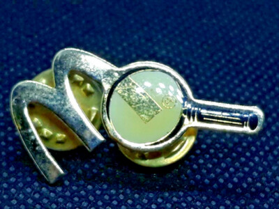 Vintage Magnifying Glass McDonalds Crew Employee Lapel Pin ~ Ships FREE