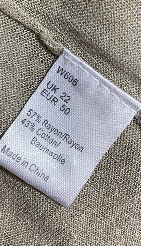 Wrap Beige Cardigan Womens Size 14-22 - Picture 5 of 8