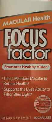Focus Factor Macular Health Healthy Vision - 60 Capsules; Exp 05/2025