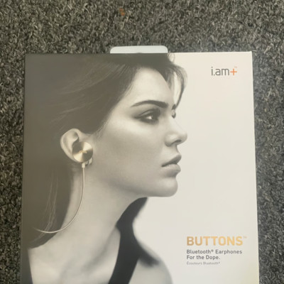 i.am+ Buttons Bluetooth Wireless Earphones IAMEP2001GDGD Gold On