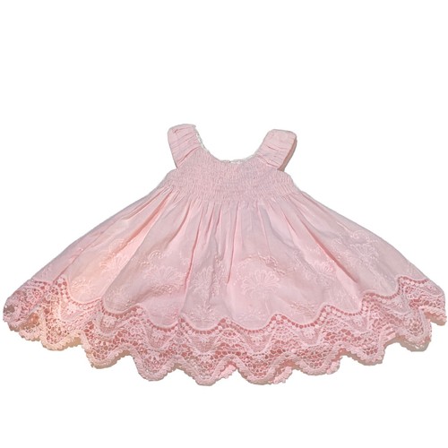 Écharpe Luna D'oro Couleur Pêche - 82x22 Cm - Coton 100% - Occasion Très Bon état