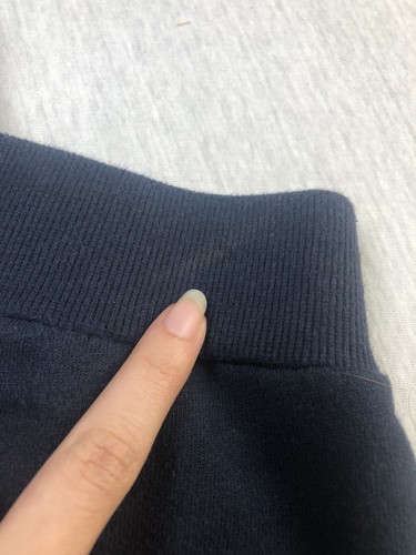 CHAMPION Authentic Athleticwear Pants Navy Blue Size Medium sport side Pockets - Picture 8 of 8