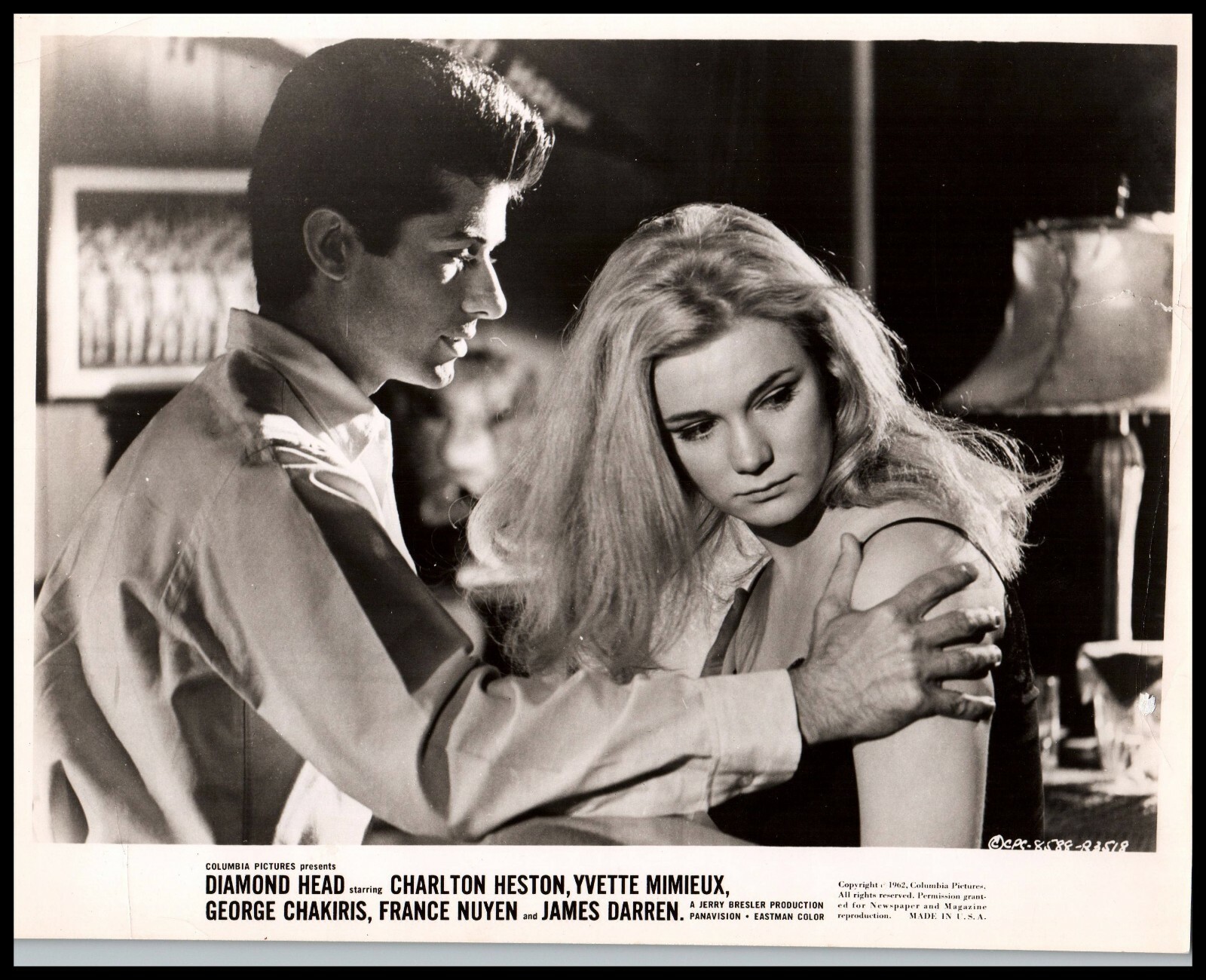 Chakiris + Yvette Mimieux in Diamond Head (1962) ORIG VINTAGE PHOTO M 72 eBay