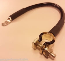 Battery Cable Negative 4 Gauge AWG Marine Grade Tinned Copper - Car, Boat, Solar