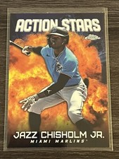 2023 Topps Chrome Update Series Action Stars Jazz Chisholm Jr. ASC-30 Marlins