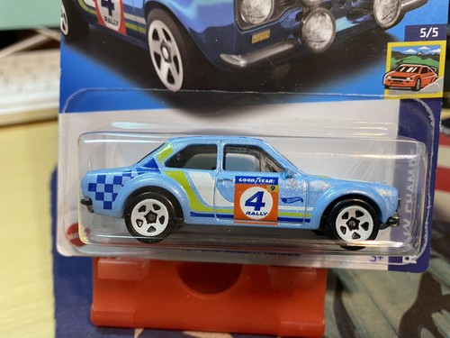 Hot Wheels 2022 Rally Champs Series '70 Ford Escort RS1600 Blue 5/5 - 第 2/7 張圖片