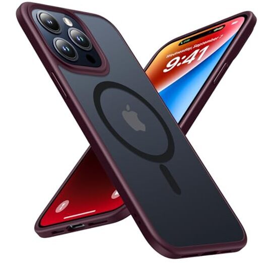 Magnetic Case for Case,[MIL-Grade Drop Tested & iPhone 11 Pro Max Red