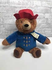 Paddington Bear Jumbo Plush 18" Stuffed Animal Lovey Rare Blue Coat Red Hat NWT