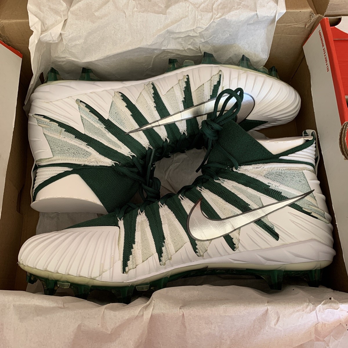 Nike Alpha Menace Elite TD White/Green Sz 16 AJ6547-303 | eBay