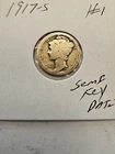 1917 S MERCURY DIME Lot #1 1917S semi-key date!