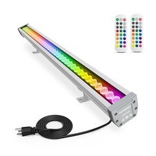 144W LED Wall Washer Light Dimmable RGBW Linear Light Bar Color Changing with...