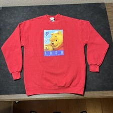 Winnie the Pooh Crew neck Disneyland Sweatshirt Men Honey Bear Disney World 90s