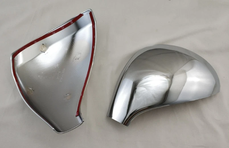 Refit For Peugeot 207 308 2006-2014 Rear view Mirror Cover Trim Chorme 2pcs - Image 4 of 4