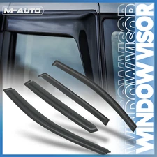 Tape-On Window Visor Shade Vent Wind Rain Deflector Guard for 13-16 Ford Escape