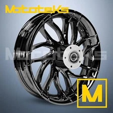 16" 16X3.5 RISE WHEEL BLACK FOR HARLEY TOURING BAGGER MODELS REAR RIM