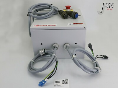 22167 EDWARDS VACUUM OIL PUMP CTRL BOX W/ INSTALLATION QDP40-QMB250/500