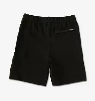 Volcom Little Boys Black Iconic Stone Fleece Shorts, Medium - Image 3 of 3