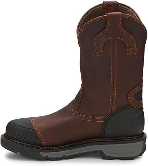 JUSTIN WARHAWK CHESTNUT WATERPROOF BOOT MENS WORK Comp Toe WK2152