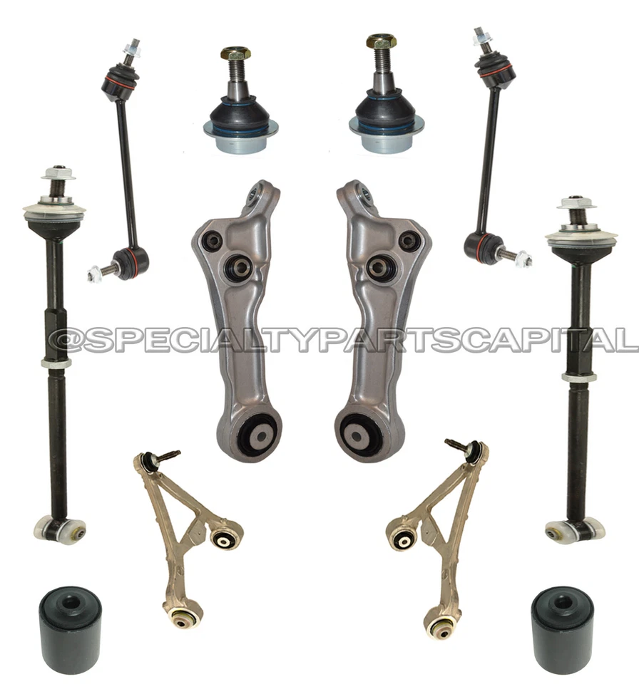 ВЕРХНИЙ + НИЖНИЙ РЫЧАГИ УПРАВЛЕНИЯ ШАРОВЫЕ ШАРНИРЫ ВТУЛКИ НОСОК ССЫЛКА АНКЕРНЫЙ СТЕРЖЕНЬ JAGUAR XJR набор 24 - Изображение 4 из 4