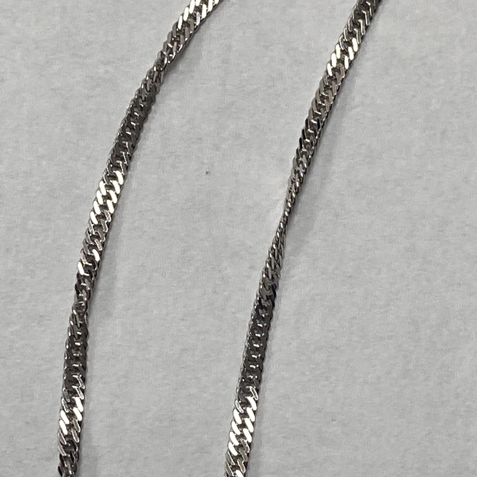 silver necklace 925 With Rectangular Pendant - image 8