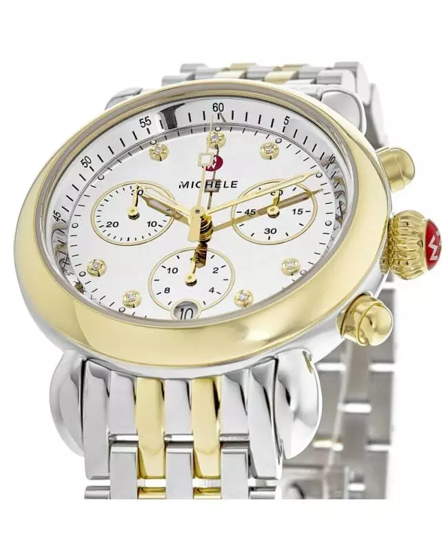 Michele 2 tone watch discount