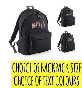 rose gold backpack for school