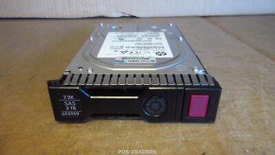 HP 638521-002 3TB Hard Drive 7.2K 3.5'' SAS 6G GEN8/9 FROM HP STOREVIRTUAL 4530