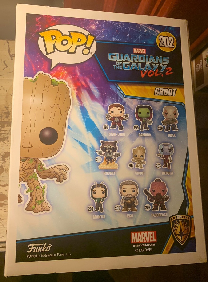 Funko Pop # 202 Life Size Groot Guardians Of The Galaxy Vol 2