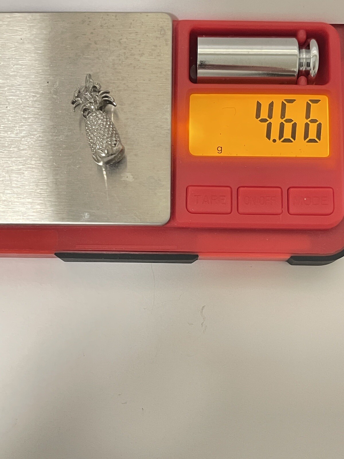 Sterling Silver Pineapple Charm - image 4