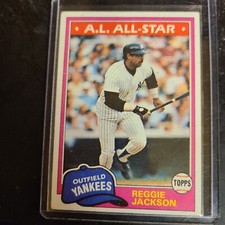 1981 Topps Reggie Jackson All-Star #400
