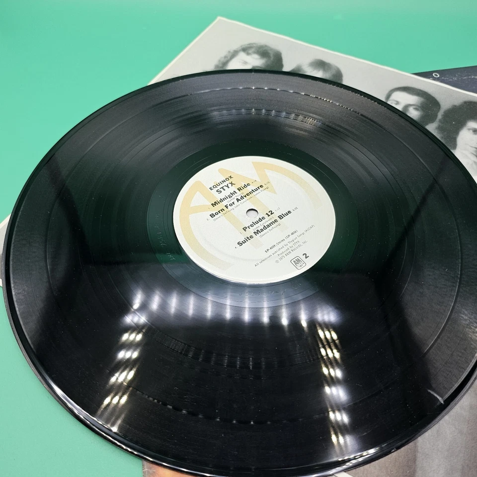 STYX Equinox Vinyl LP 1975 A&M SP-4559 w/ Inner Sleeve - Tested Vintage First Ed - Image 3 of 4