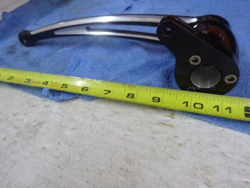 HARLEY BAGGERS CUSTOMS CHOICE of MULTI-FIT BILLET BLACK or CHROME BRAKE PEDAL - Picture 5 of 21